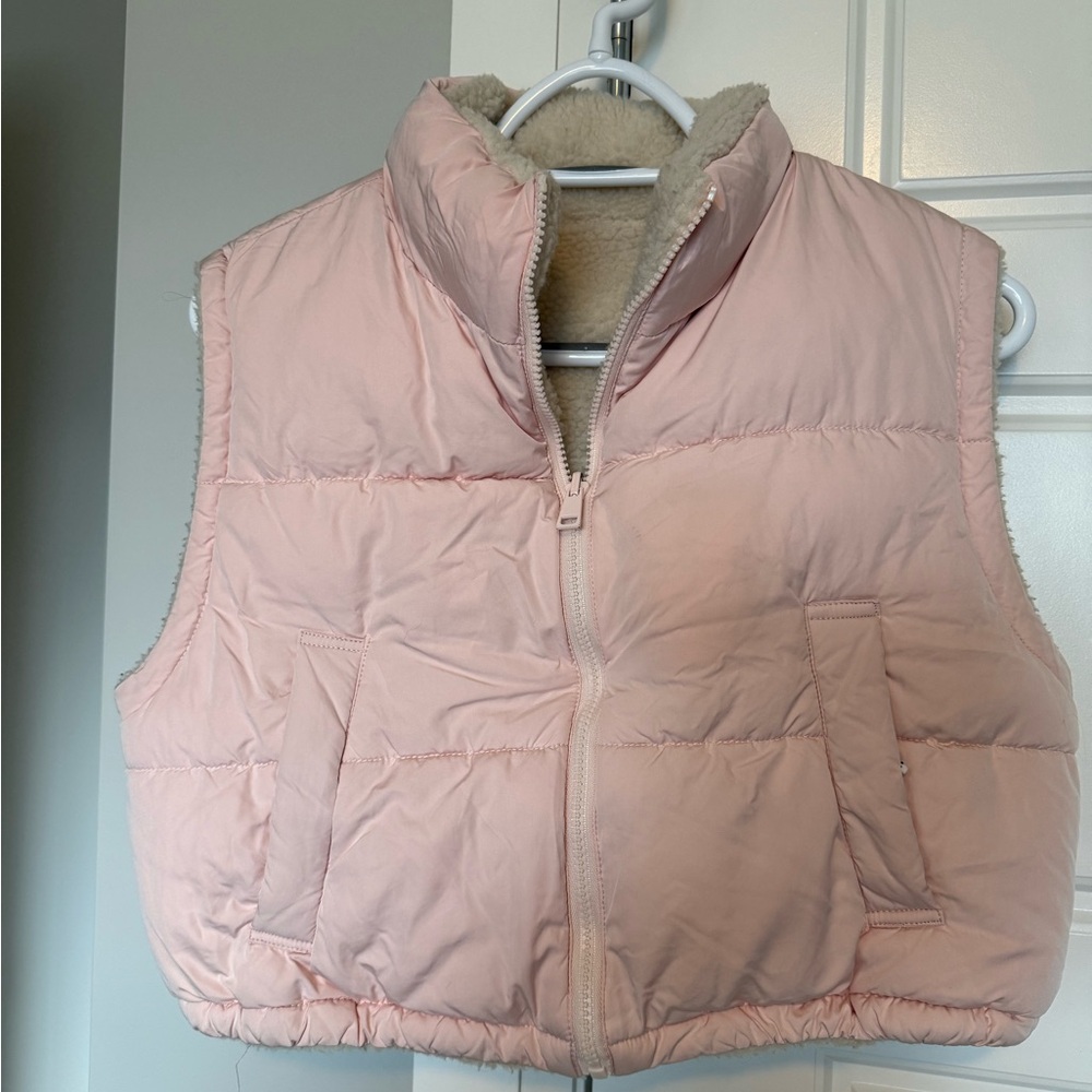 Pink Puffer Vest